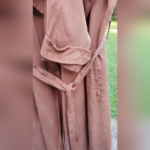 Bagatelle Mauve Trench Women Jacket Size Small - Picture 7 of 14